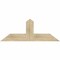 Ekena Millwork Portland Rough Sawn Timber Gable Bracket, Douglas Fir, 48"W x 18"H x 6"D x 6"F, 9/12 Pitch GBW048X18X0606POR00RDF - alternate 1